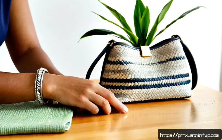 Home 30 소비자 요구와 지속가능한 악세서리의 관계 - Photorealistic close-up of a Brazilian consumer comparing two elegant everyday accessories on a ligh...